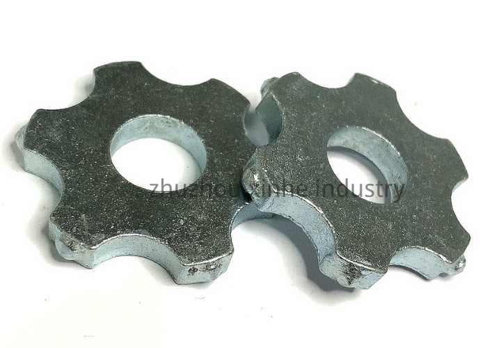 Standard Six Star Tungsten Carbide Cutters Tipped TCT Scarifier Cutters For General Scarifying