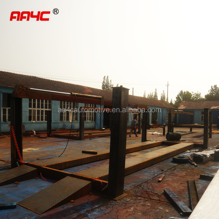 AA4C 10T 20T bus ramp truck hoist heavy duty lift Hydraulic 4 post vehicle lift vehicle parking system vehicle ramp