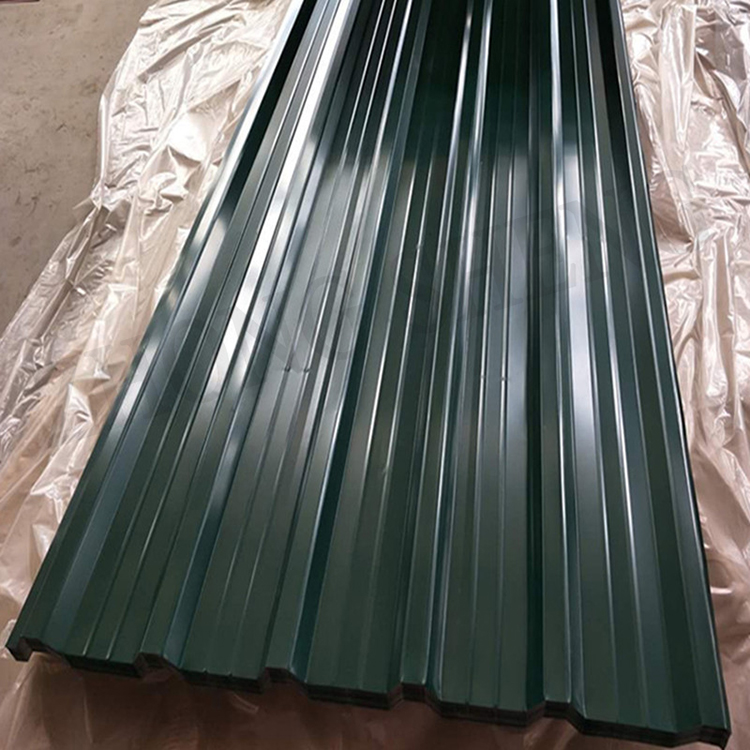0.1-1mm Thickness PPGI Prepainted Color-coated CGI Corrugated Galvanized Iron Steel Roof Sheet for Building Material