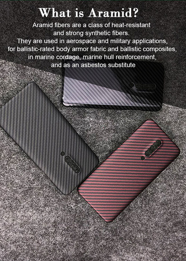Durable Matte Finish Military Grade Aramid Fiber Phone Case For One Plus 8