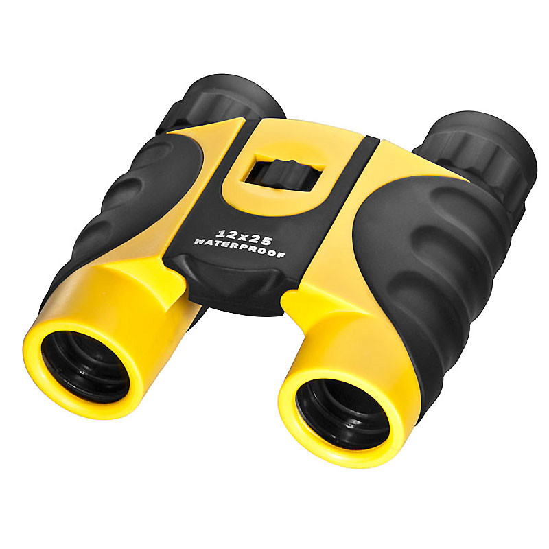 Pink 5.8 Degree Waterproof Fogproof Binoculars 25mm Objective Lens