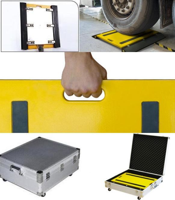 INPT-S001-B Portable Vehicle Mobile dynamic Axle Truck Weight Scale IP65 40T 15mV with LCD display weight indicator