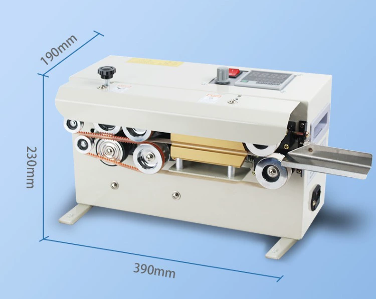 Plastic Bags Film Industrial Sealing Machine 6mm Continuous Heat Sealer Machine