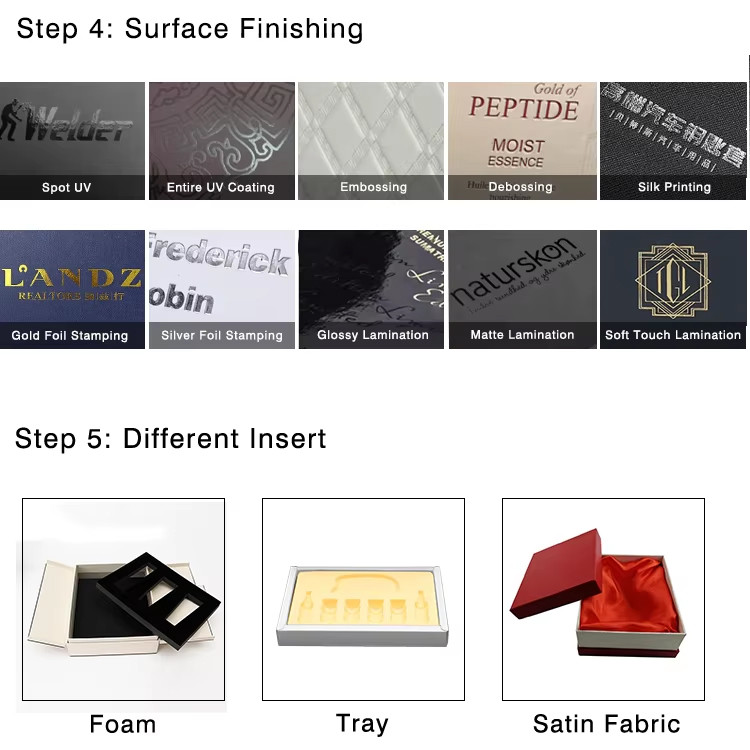 Customized Ribbon Magnets Flip Cover Jewelry Box Packaging Cardboard Paper Jewelry Box With Bow
