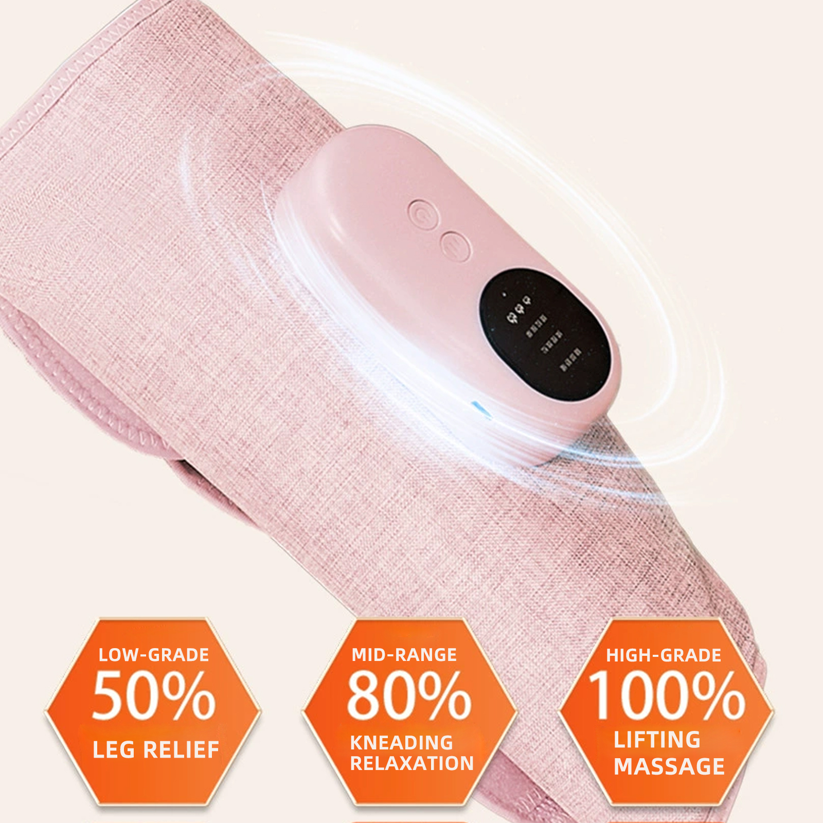 Leg Massager Heat With Compression Circulation Leg Massage Machine Calf Muscle Pain Relief Air Compression Leg Massager