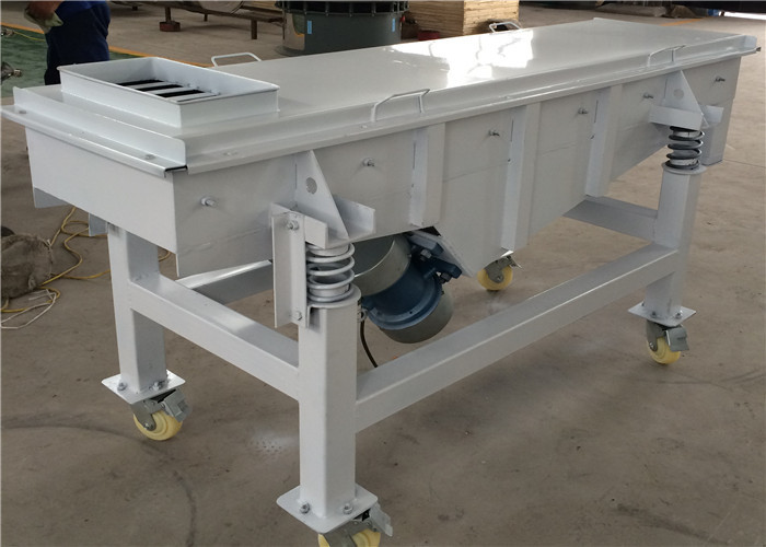 Carbon Steel Wood Chips Linear Vibrating Screen 1-8 Layers