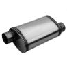 Buy cheap 2.25in Oval Bi-Direction 409 Stainless Steel Exhaust Muffler from wholesalers