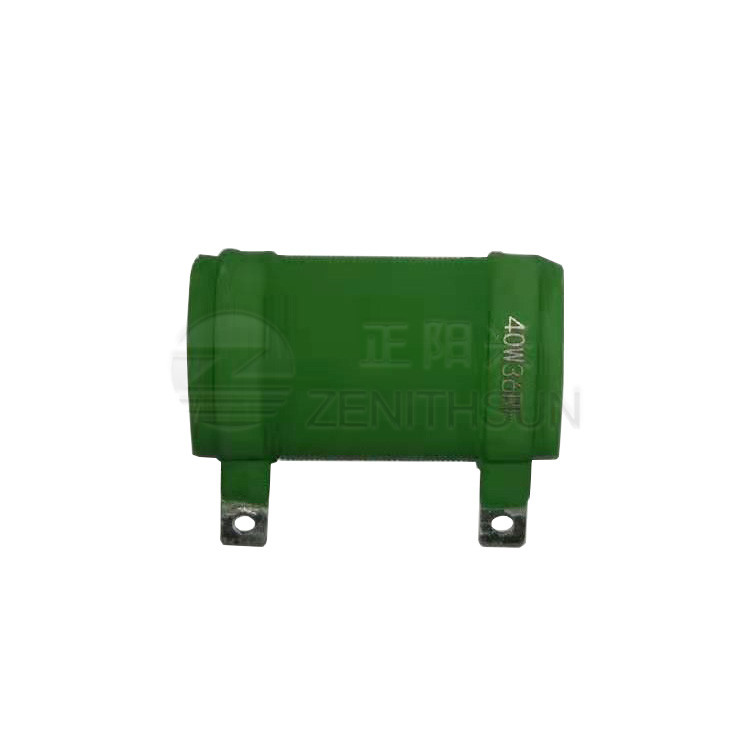 60W 100 Ohm J Flat High Power Wirewound Resistor Non Flammable