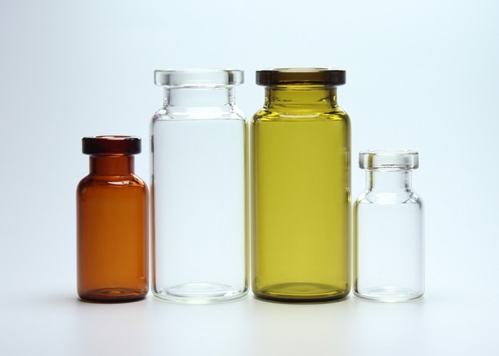 Empty Injection Medicinal Glass Vials Crimp Top and Screw Top Vial