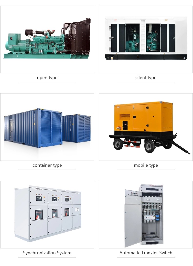 Charging Equipment open/Silent Type Diesel Generator Set with SDEC engine