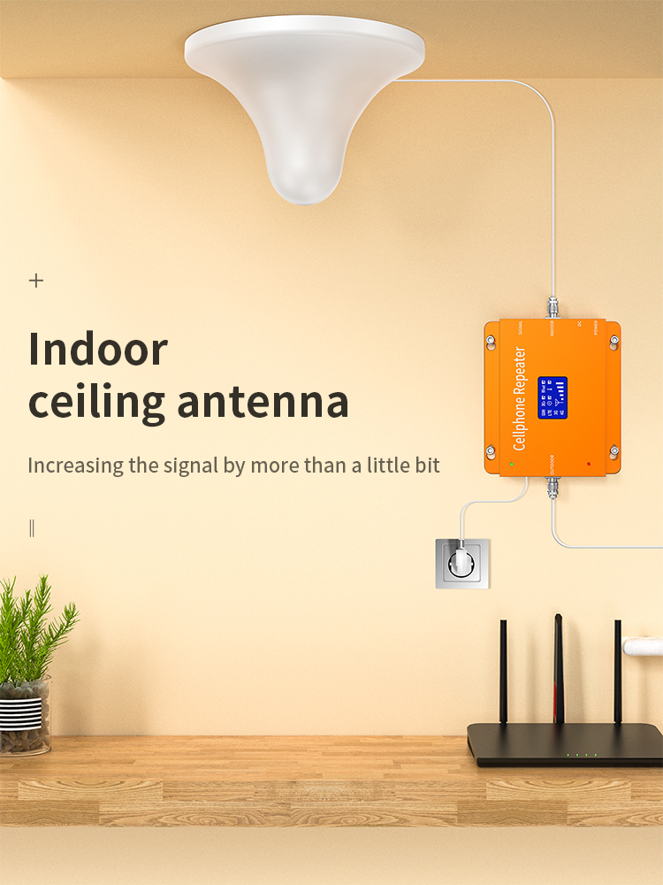 130*204 mm Dia 360° Horizontal Beamwidth Indoor Directional Omni GSM 3G WiFi 4G Ceiling Antenna