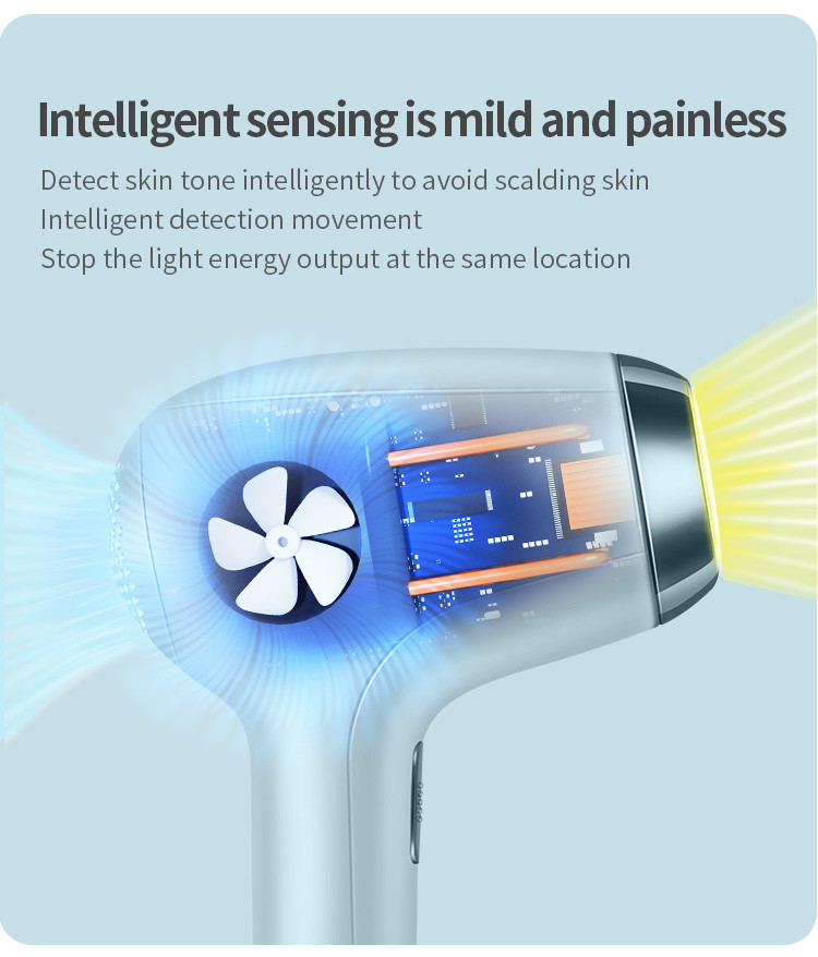 Portable Permanent IPL Handheld Device Laser Cold Compress 990, 000 Flashes