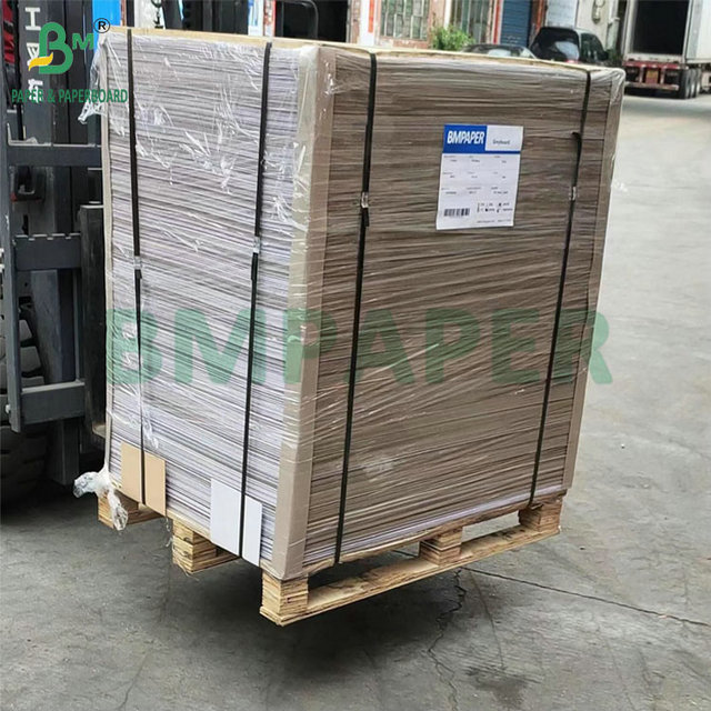 1mm 2mm Laminated Rigid Uncoated Straw Board For Gift Carton 70 x 100cm 