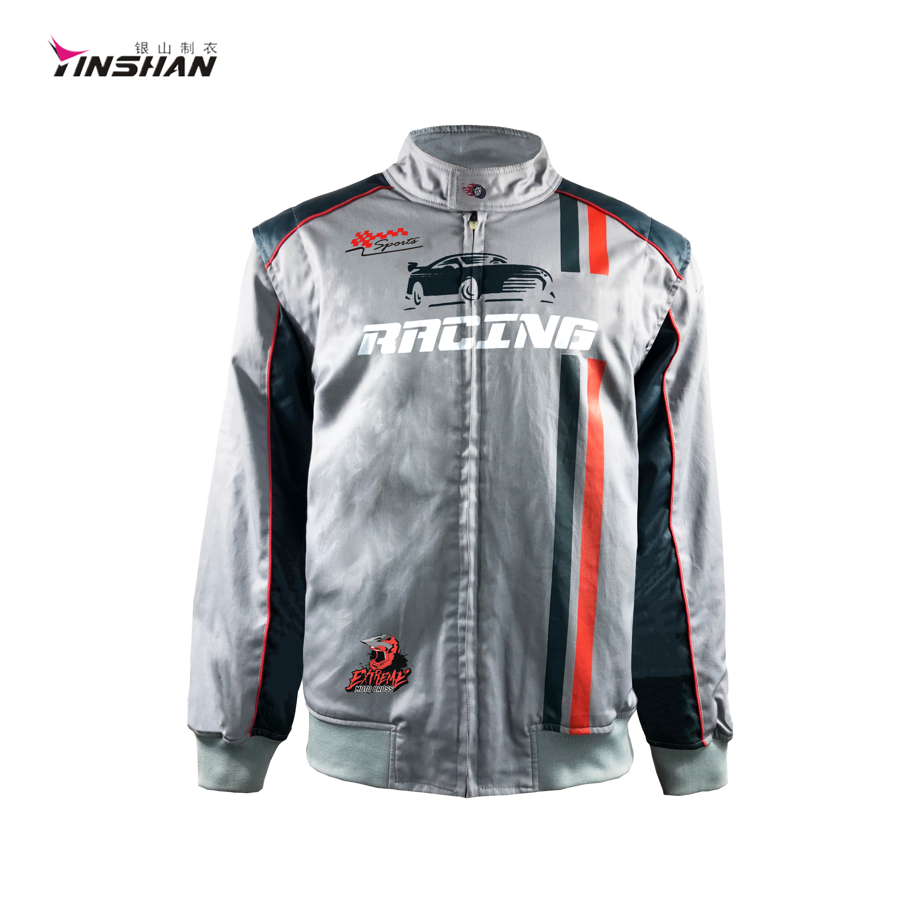 OEM Sportswear 100% Cotton F1 Car Racing Jacket And Motorcycle Racing Jacket For Adults