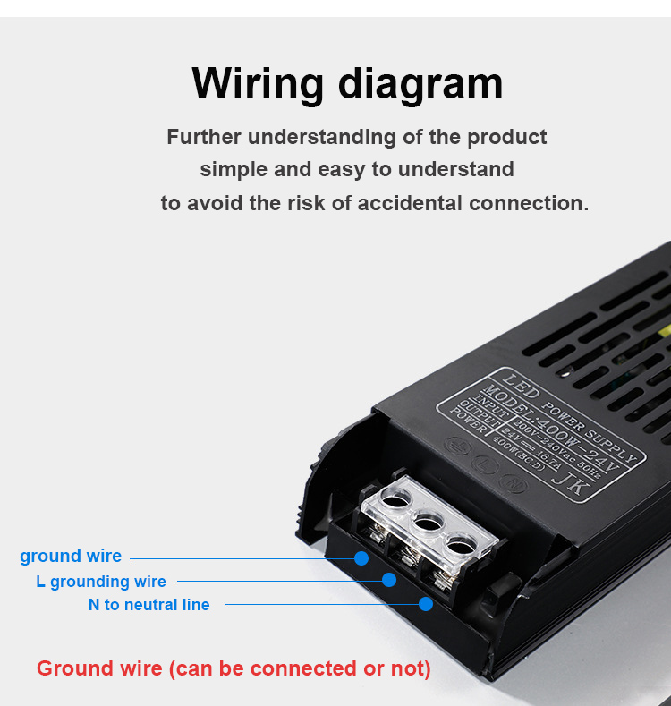 Constant Voltage Power LED Switch Driver 12V 24V 60W 100W 150W 200W 250W 300W 400W