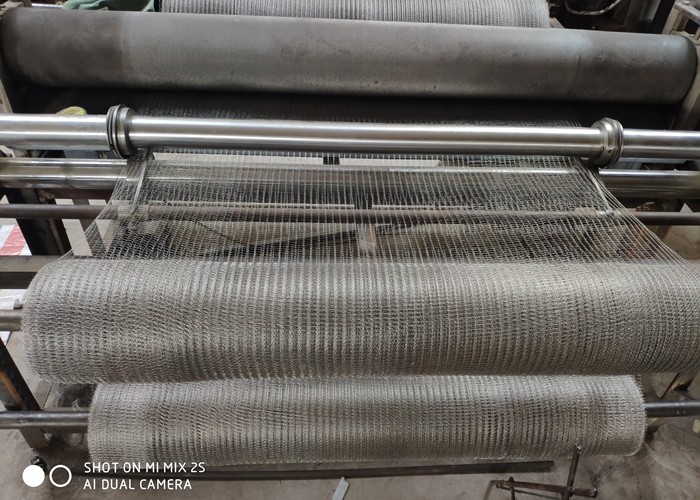 AISI304 Crimped Woven Wire Mesh Demister Mist Eliminator Material