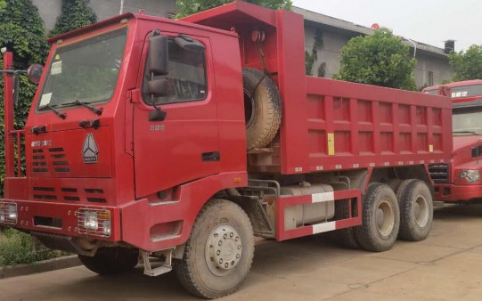 Rated load 55 tons Off road Mining Dump Truck Tipper drive 6x4 with 35 m3 body cargo Volume