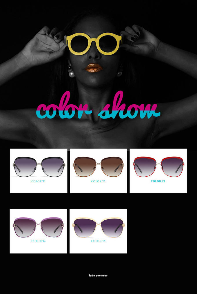 BSCI 145MM Women Polarized Vintage Big Frame Sunglasses Ladies Shades
