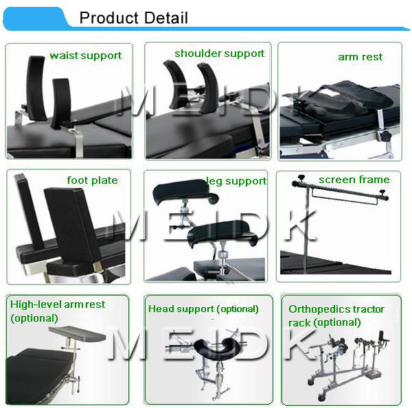 Double Decker Tabletop Orthopedic Surgical Operating Table With Hydraulic Pump