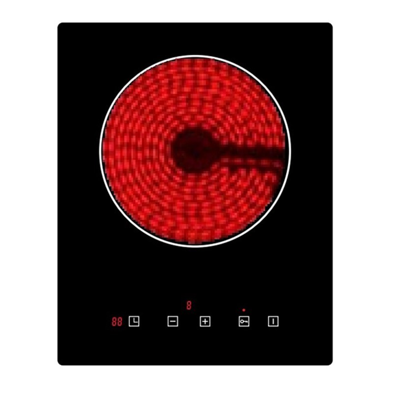 One Year Warranty Metal Base 240v 2000W Single Ceramic Cooktop
