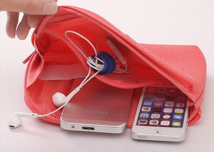 Soft feeling EVA foam bag mesh bag with sponge shockproof bag for digital camera