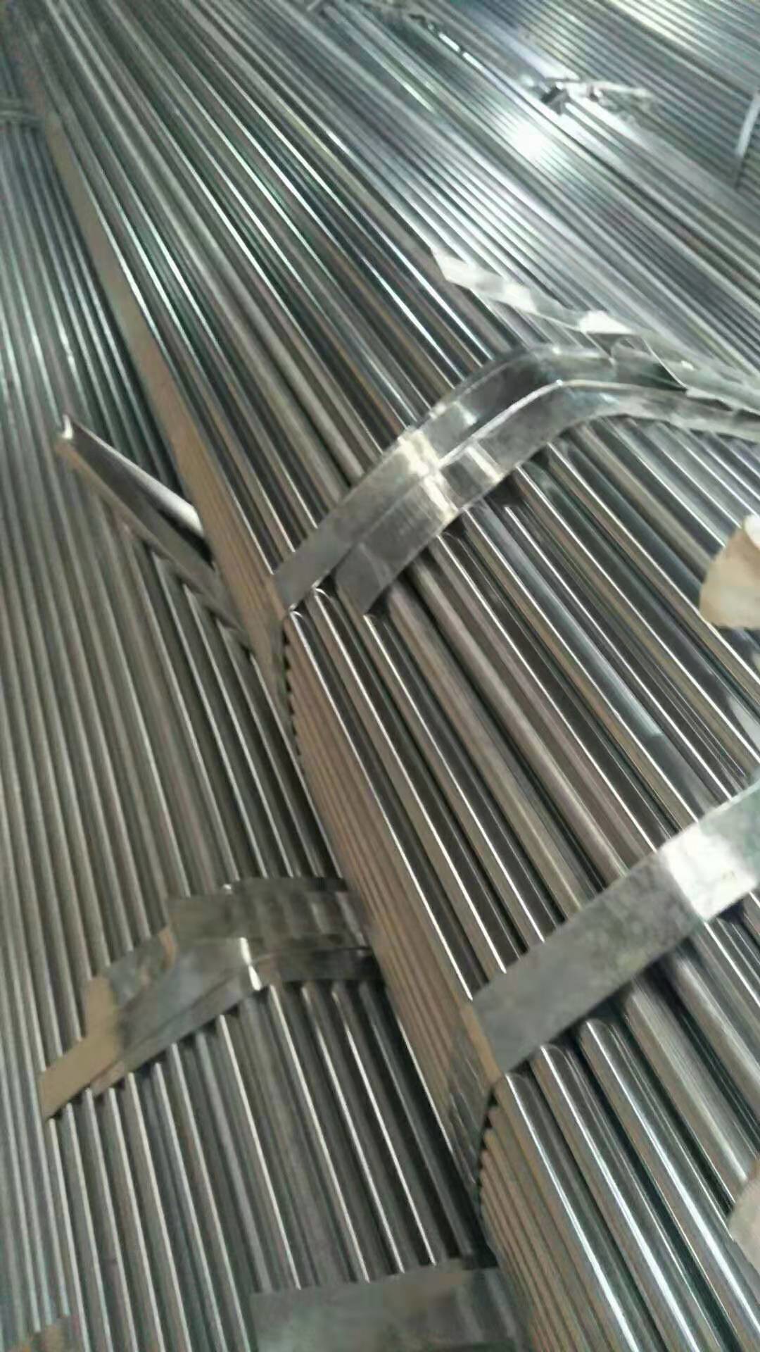 Flat End Welded Galvanized Iron Tube , 0.25mm - 2.5mm Galvanized Square Tubing