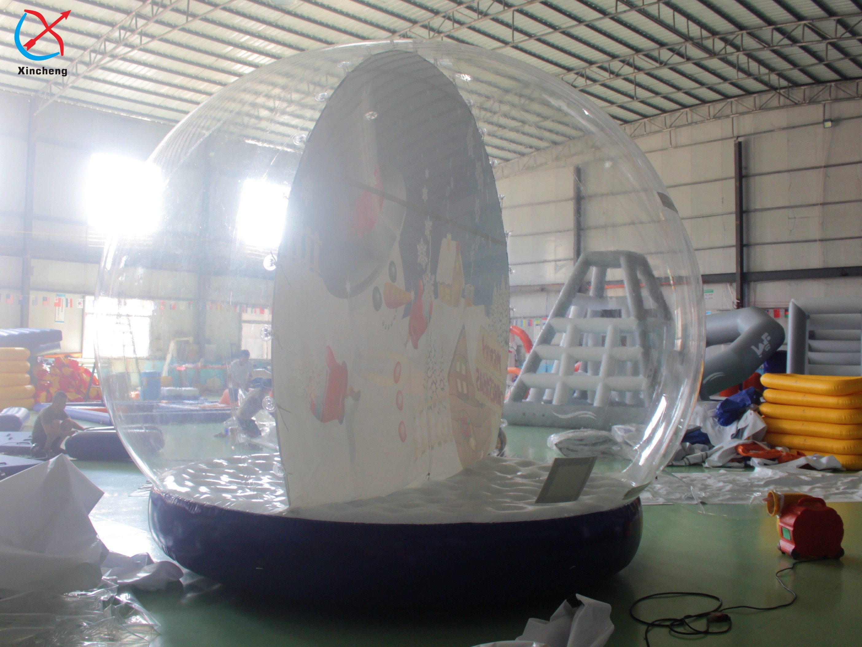 Inflatable Christmas Snowflake Winter Snowman Theme Inflatable Ball