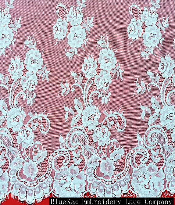 1.5m*1.5m Eyelash Lace Fabric for Wedding Bridal Dress