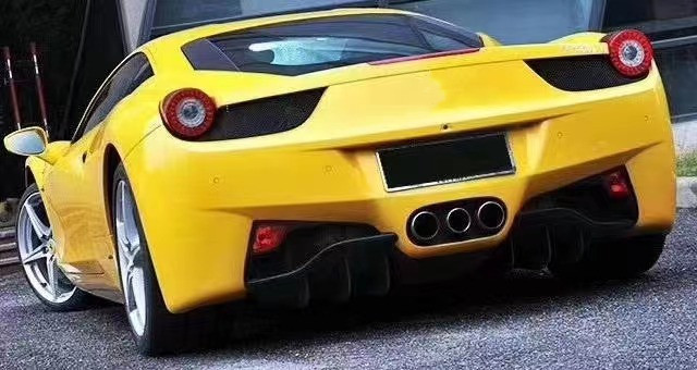 For Ferrari 458 Carbon Fiber Body Kit 458 Carbon Fiber Front Lip Diffuser Spoiler Side Skirt Body Kit