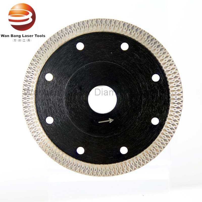 X Turbo 125mm Hot Pressed Diamond Cutting Wheel for Cutting Ceramic Tiles Glass Brick