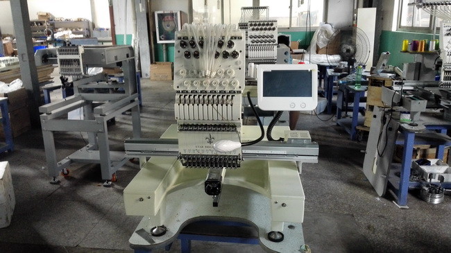 Computer Control Single Head Embroidery Machine With Flat And Garments Function