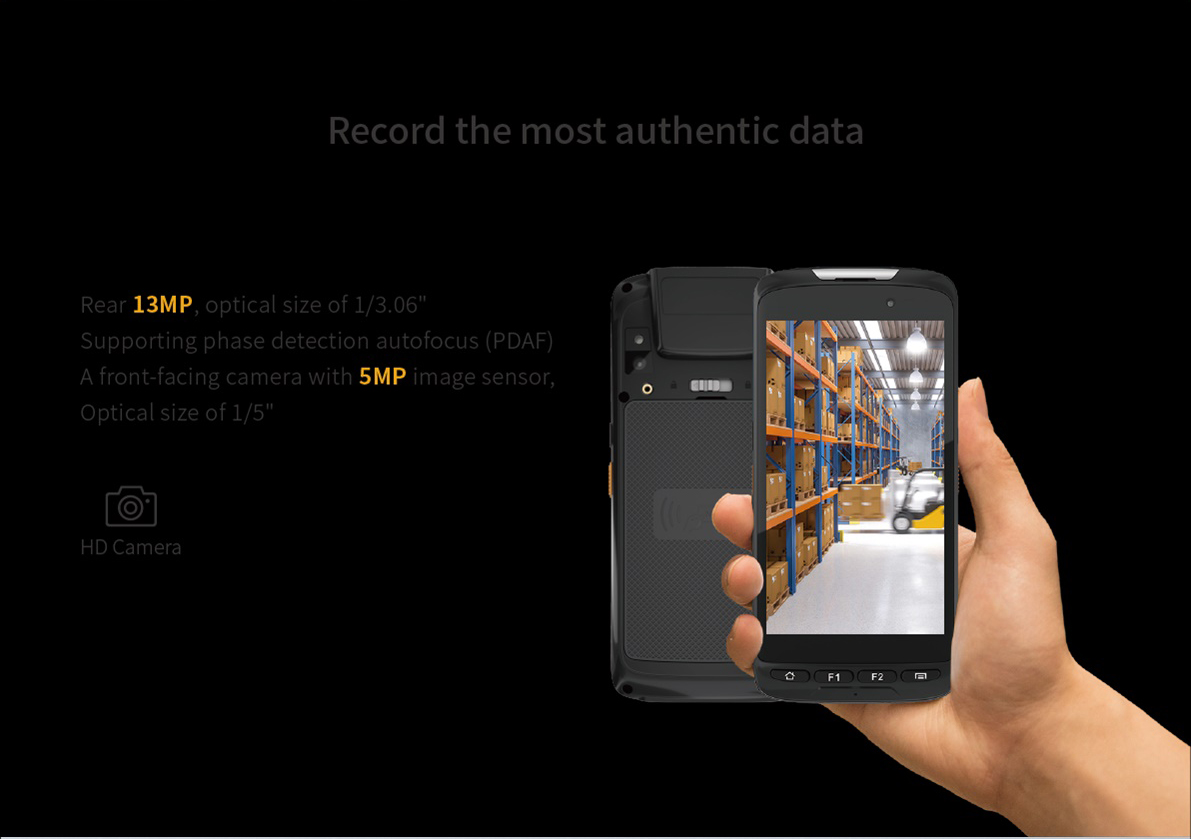 2D Barcode Scanner Terminal Android 11.0 Handheld PDA for ODM/OEM Warehouse IP65 GPS
