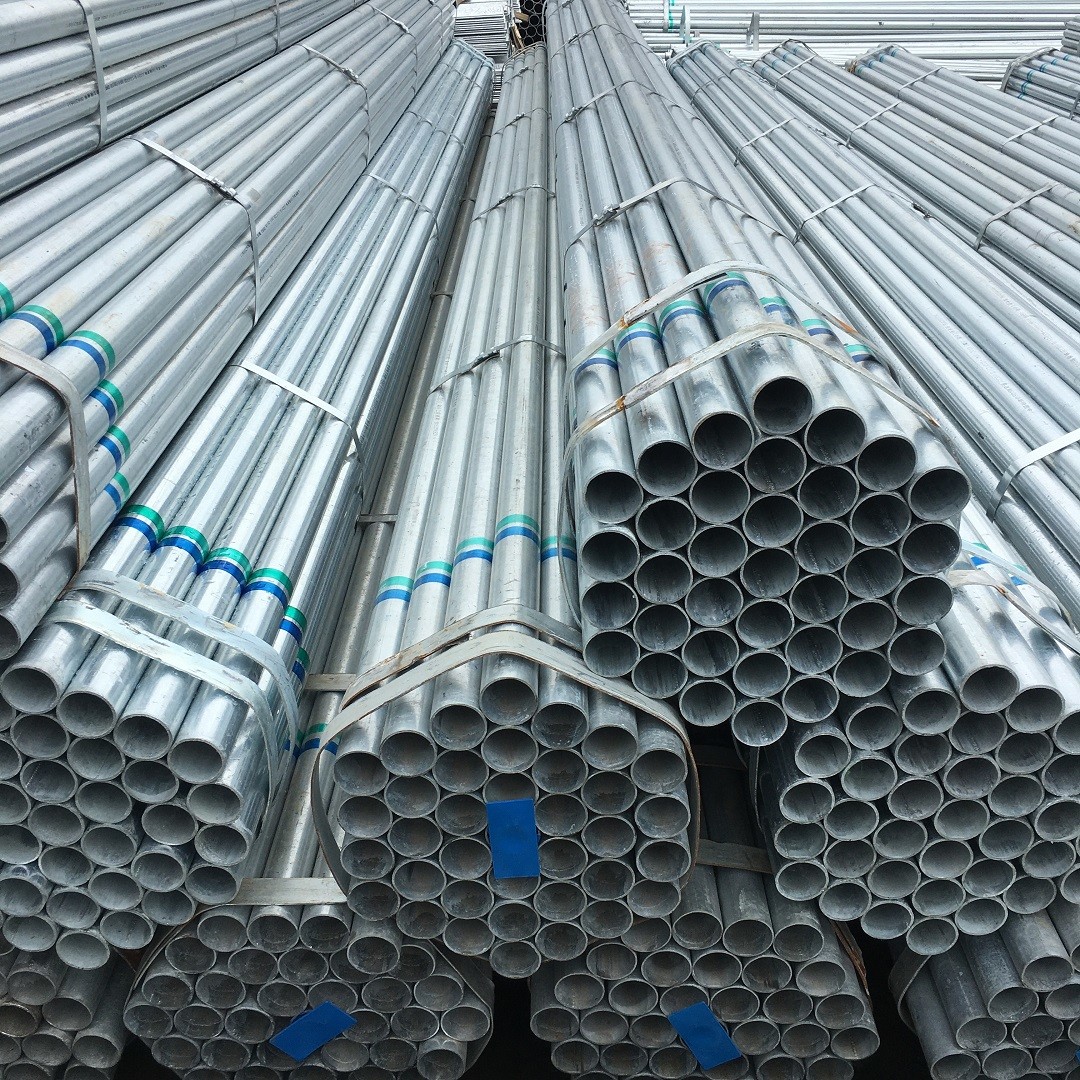 ASTM A53 Tube Hollow Section Round Gi Pipe Zinc Coated Q195 Q235 Q345 Hot Dipped Galvanized Steel Pipe Tube