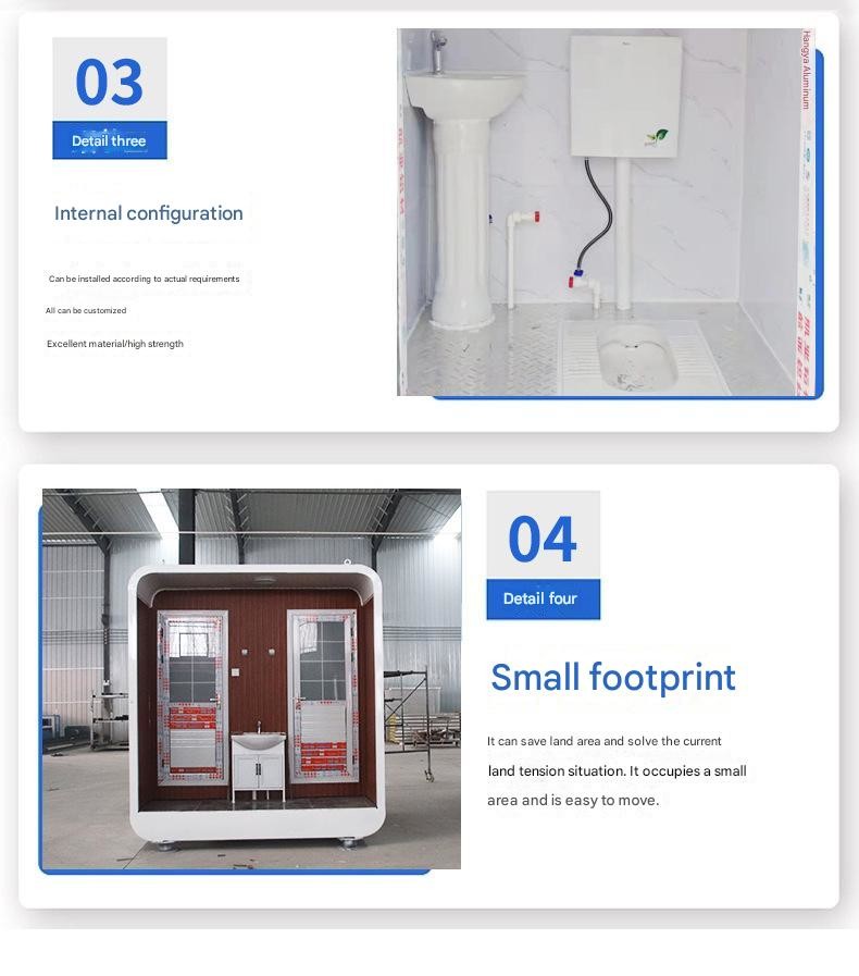 Outdoor Public Toilets Portable and Shower-Ready for Any Occasion