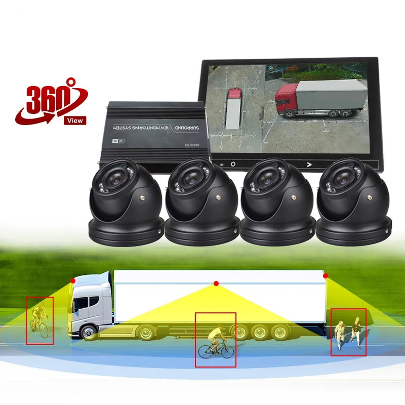 HD IR Night Vision Vehicle Metal Dome Camera LED Truck Bus Car Camera