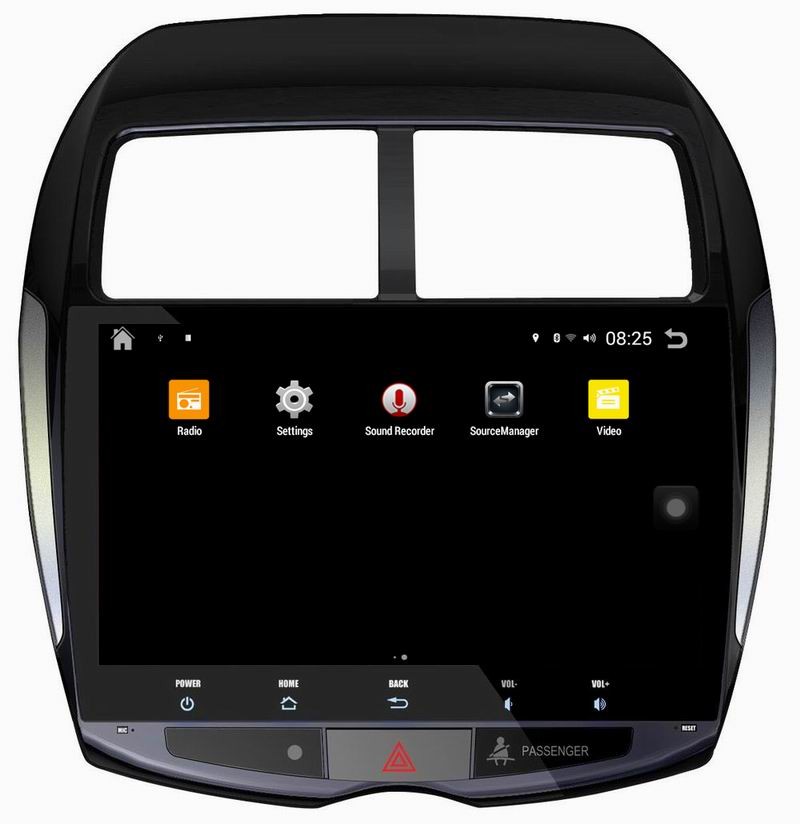 Ouchuangbo android 4.4 dvd multimedia auto radio for Mitsubishi ASX 2013-2015 support SWC 3G wifi BT