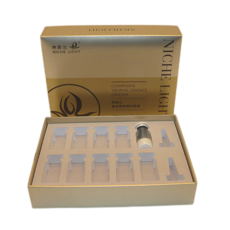 Custom Medicine Bottle Packaging With EVA And Flocking Insert