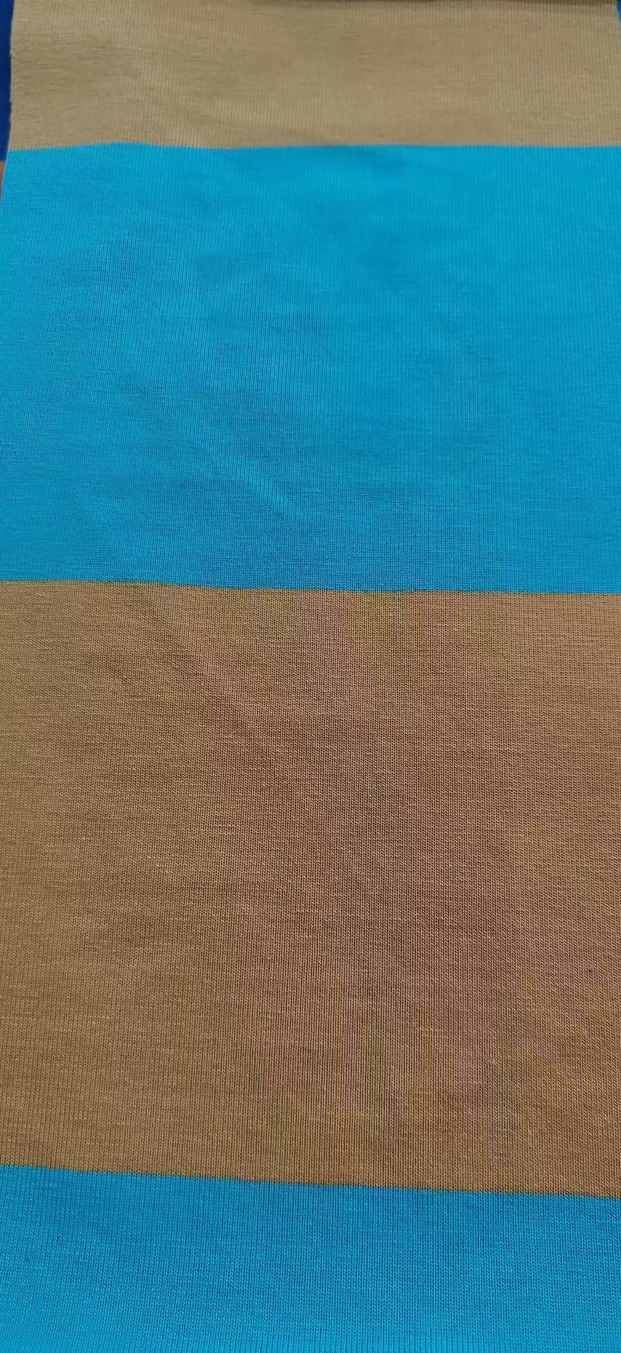 Breathable And Skin-Friendly And Smooth Striped Material Fabric For T-Shirt