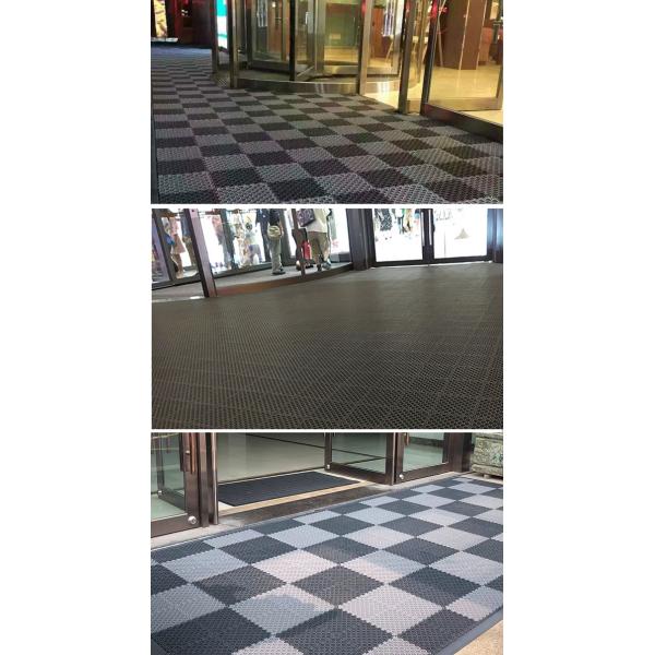 20CM Square Interlocking PVC Mats Puzzle Piece Interlocking Door Mats