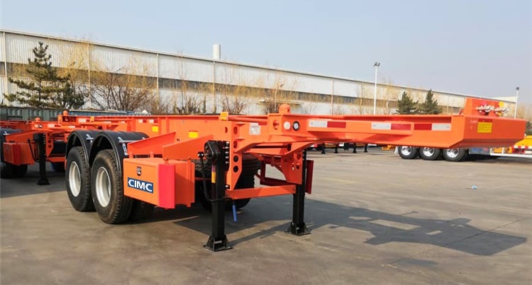 CIMC Skeleton Trailer | 20 ft Shipping Container Trailer for Sale