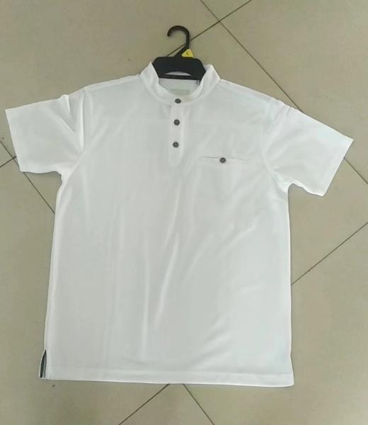 manufacturer wholesale custom stock cotton/poly/rayon men's short sleeve t-shirt