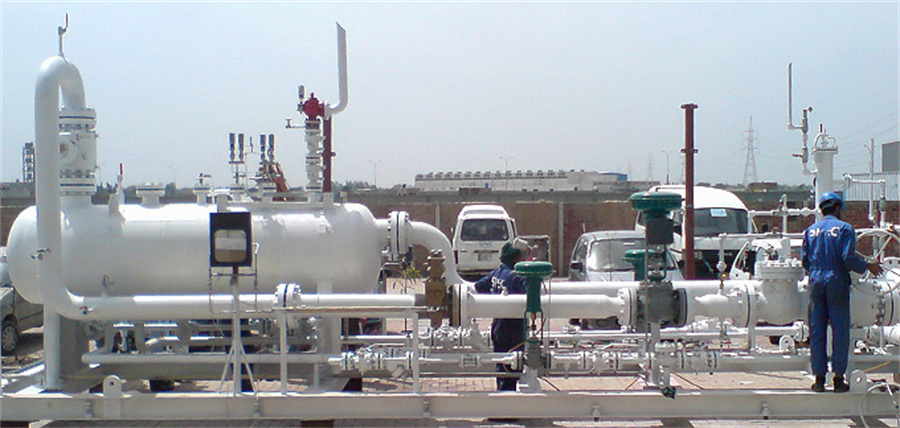DN250 Flanged Steam Water Separation Equipment Meet Requirement for Water Oil Separation
