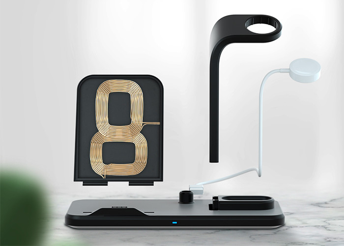 UCABLE 5W Multi Function 3 In 1 QI Wireless Charger