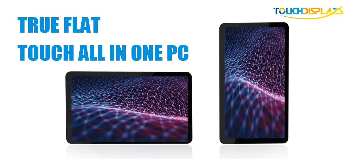 Bezel Free DDR3 4G 250nit All In One Touch Screen PC