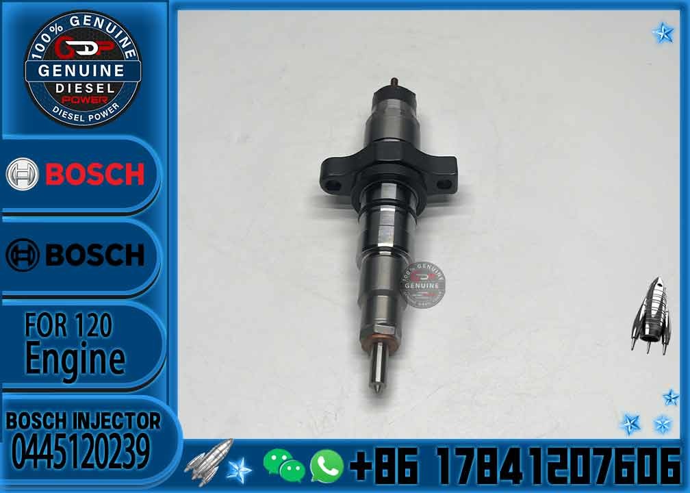 New High Quality 0445120239 Common Rail Fuel Injector 0 445 120 239 for Engine QSB 5.9 OE 5 263 312