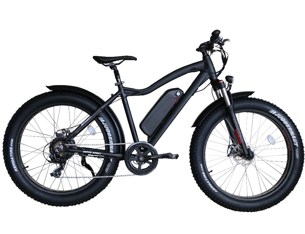48V 500W 750W Electric Fat Tire Bike 26x4 Fat Enduro Electric Bicycle With LCD Display