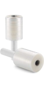 mini stretch wrap clear 5 inches with handle