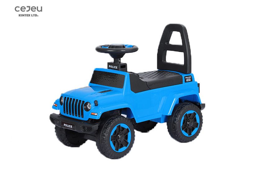Blue Jeep Head Foot To Floor Ride On Car 6V4AH Plastic 5.2kg