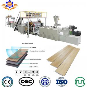 China 8mm Multi Layer SPC PVC Floor Extruder Making Machine Vinyl Plank Lvt Flooring Production Line on sale