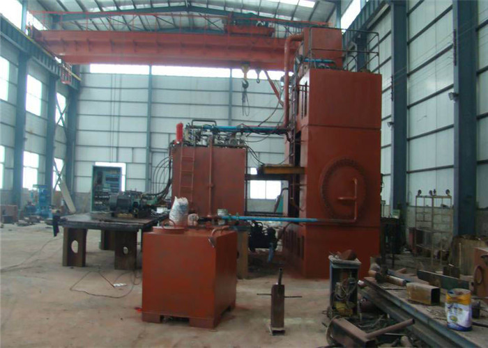 Seamless / ERW Tee Forming Machine 10 - 24mm/s Working Speed 50T Weight